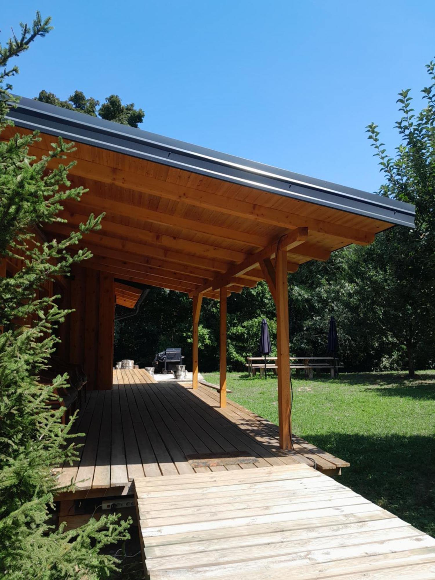 Nica Wood Villa Sremska Kamenica Dış mekan fotoğraf